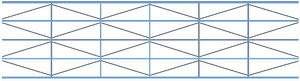 Pětistěnné desky s vnitřní strukturou M